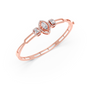 Marquise, Emerald & Round cut Diamond Classic Bracelet