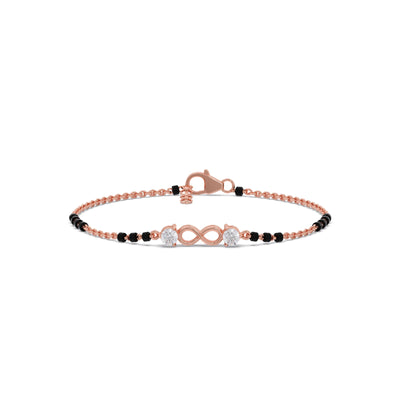 Together Forever Diamond Mangalsutra Bracelet
