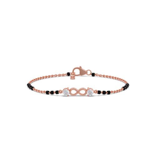 Together Forever Diamond Mangalsutra Bracelet