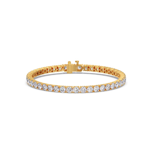 Round Diamond Prong Tennis Bracelet