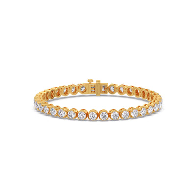 Celeste Round Tennis Bracelet