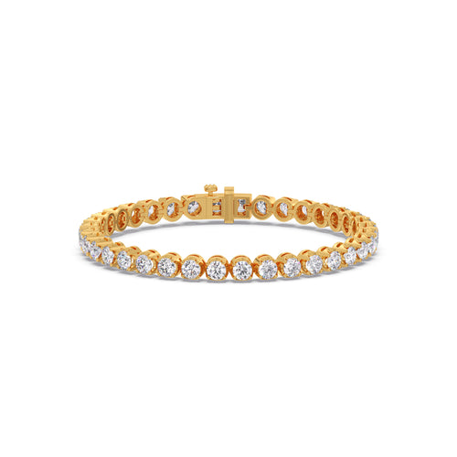 Celeste Round Tennis Bracelet