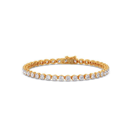 Single Row Diamond Tennis Bracelet
