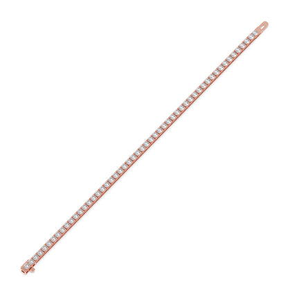 Luminance Link Round Diamond Tennis Bracelet