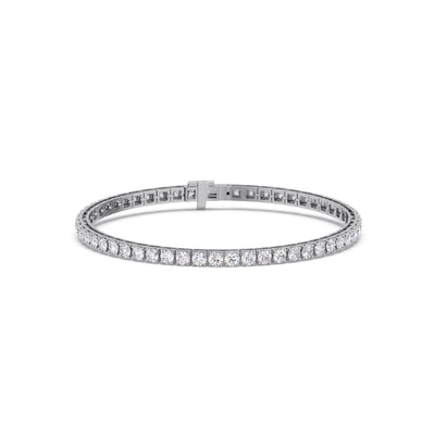 Luminance Link Round Diamond Tennis Bracelet