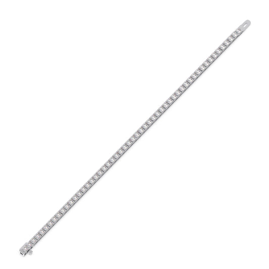 Luminance Link Round Diamond Tennis Bracelet