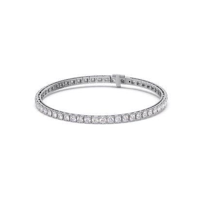 Luminance Link Round Diamond Tennis Bracelet
