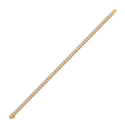 Luminance Link Round Diamond Tennis Bracelet