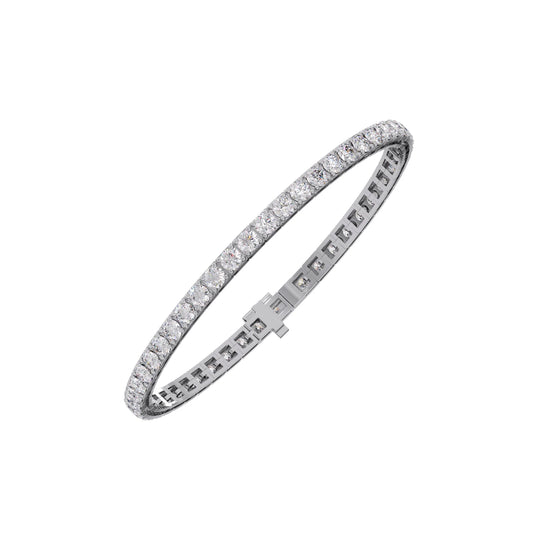 Heirloom Glow Round Diamond Tennis Bracelet