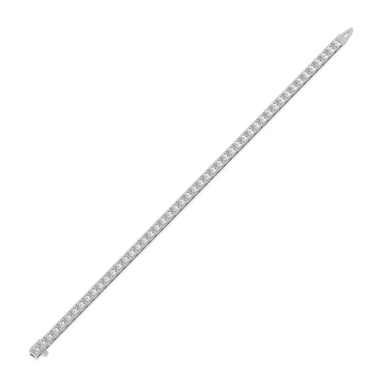Heirloom Glow Round Diamond Tennis Bracelet
