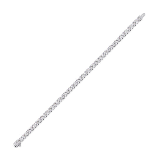Eternal Grace Round Diamond Tennis Bracelet