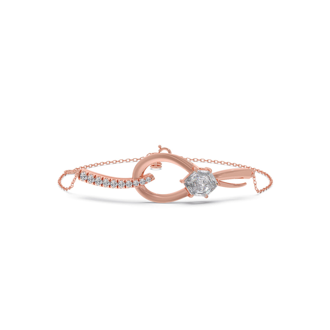 Hexa Loom Chain Bracelet