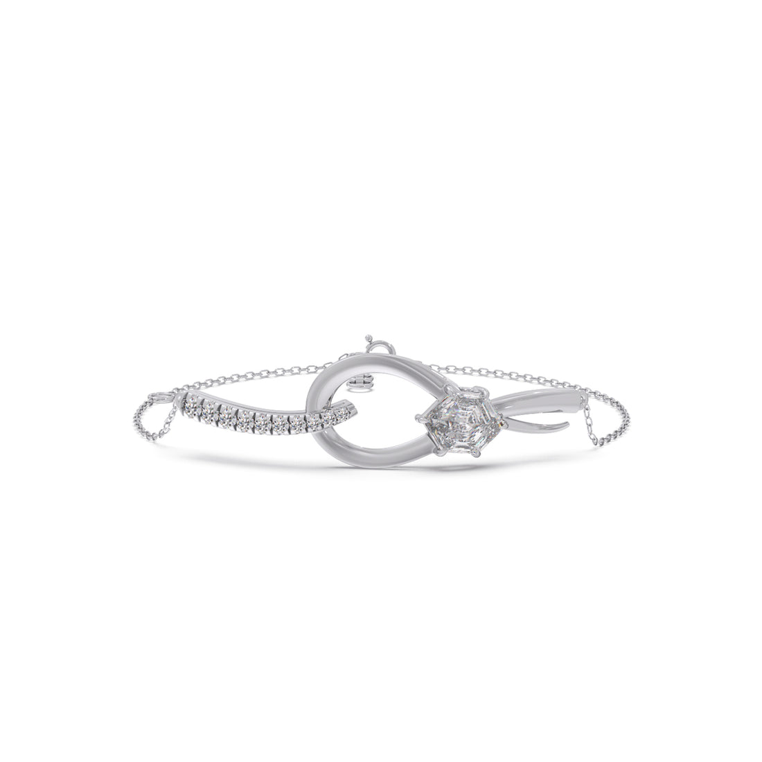 Hexa Loom Chain Bracelet