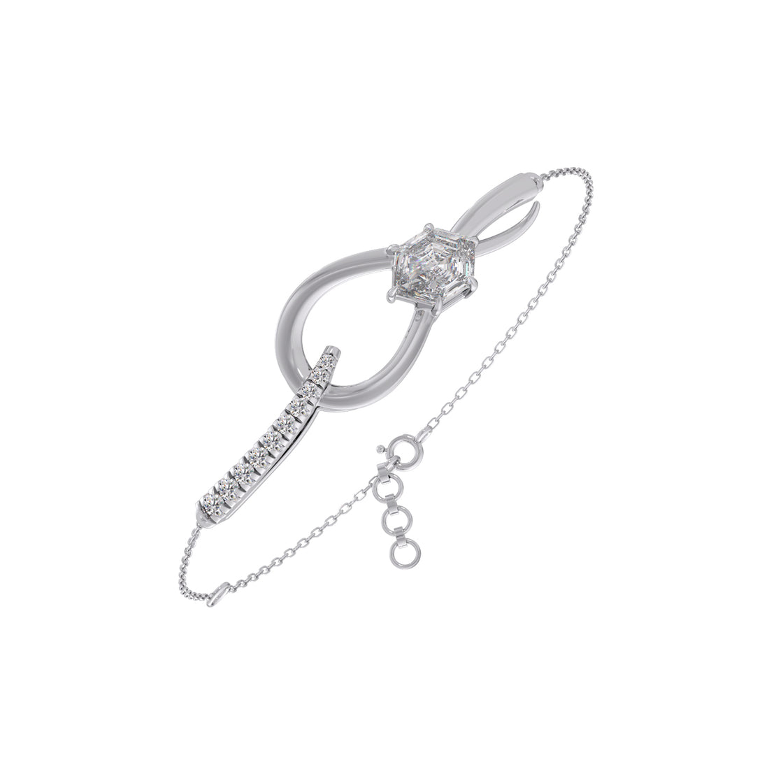 Hexa Loom Chain Bracelet