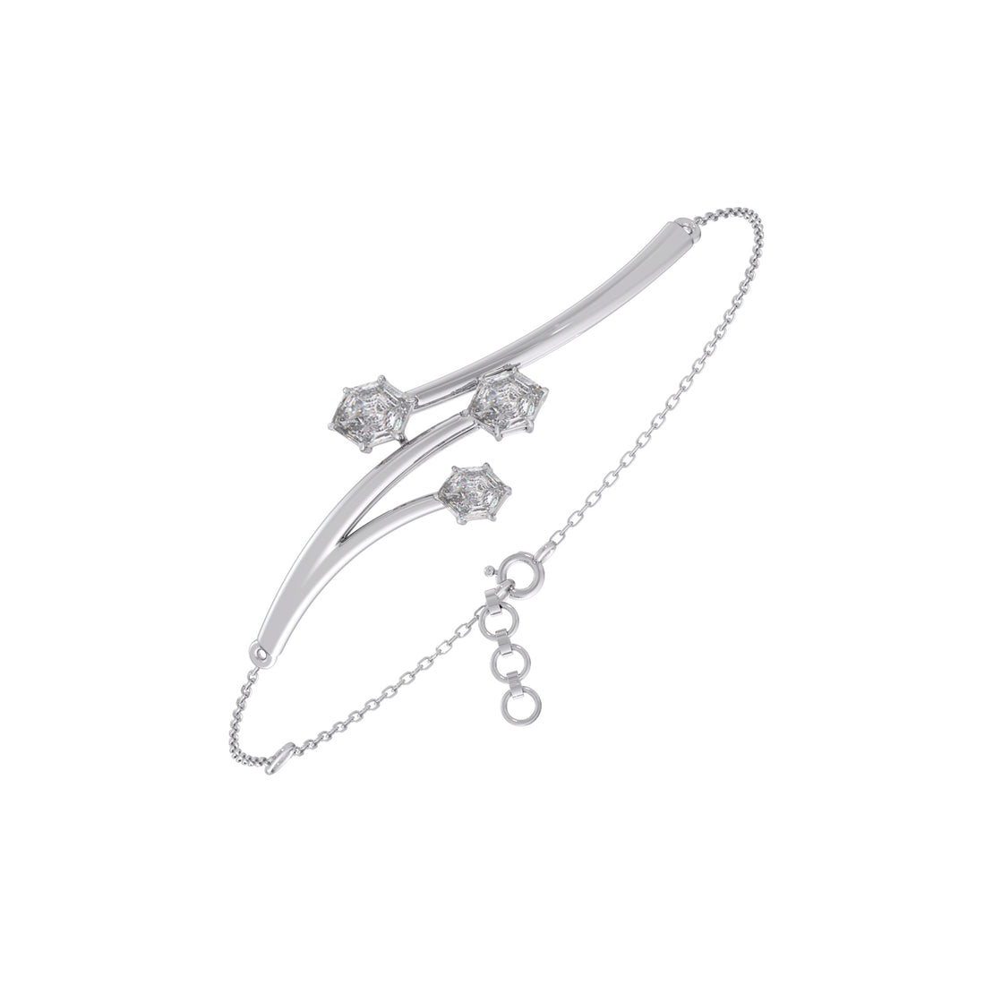 Hexa Twig Chain Bracelet
