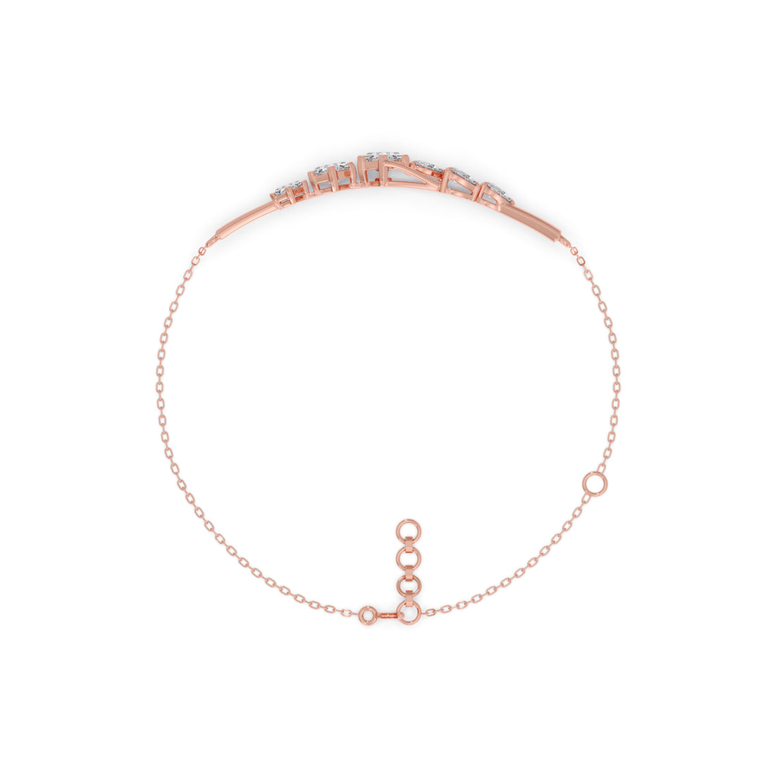 Hexa Axis Chain Bracelet