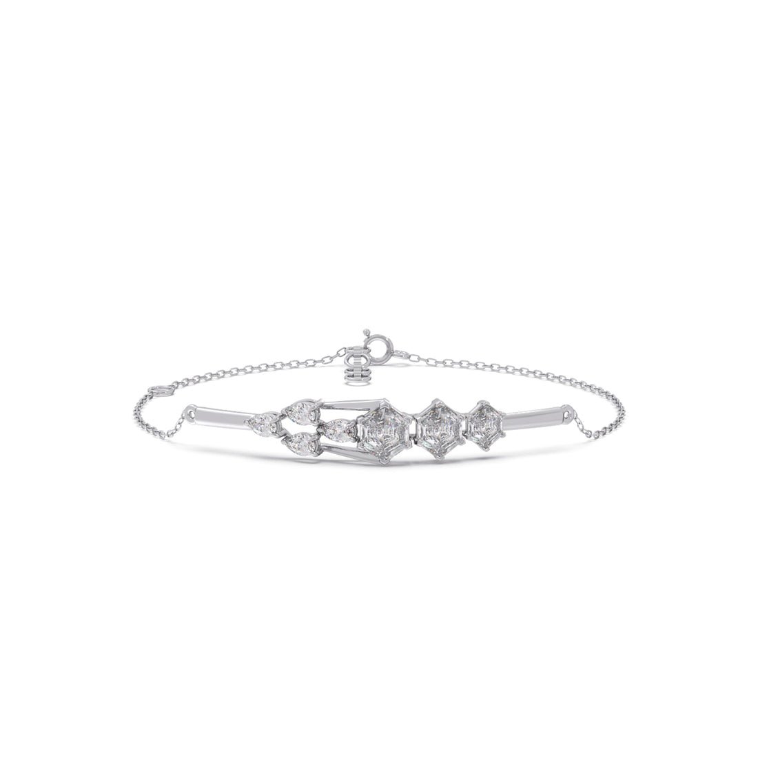 Hexa Axis Chain Bracelet