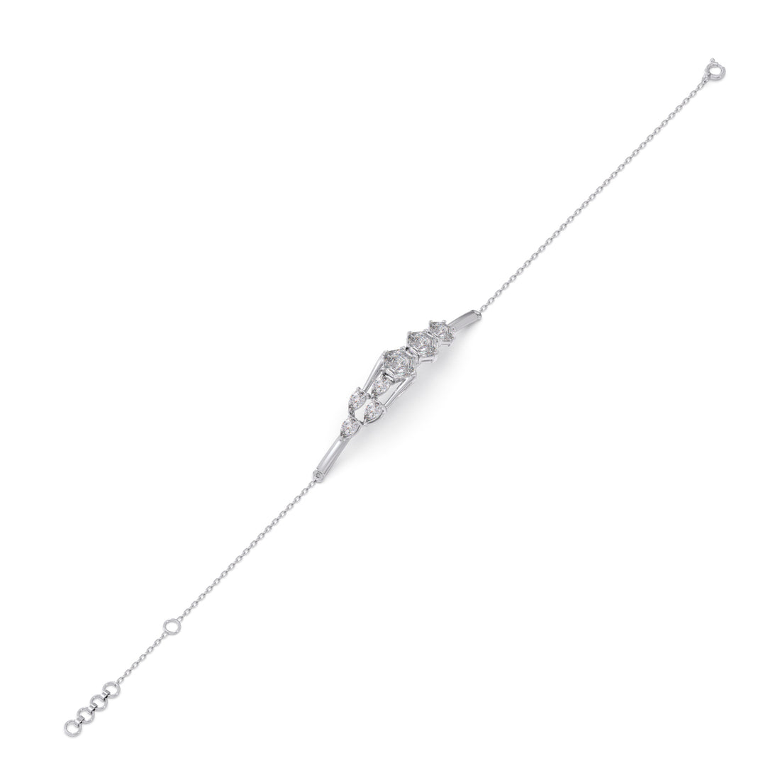 Hexa Axis Chain Bracelet