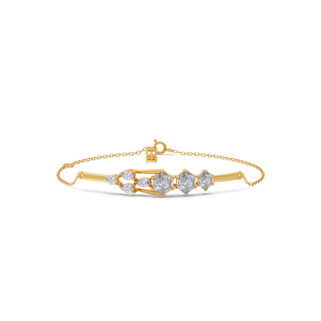 Hexa Axis Chain Bracelet