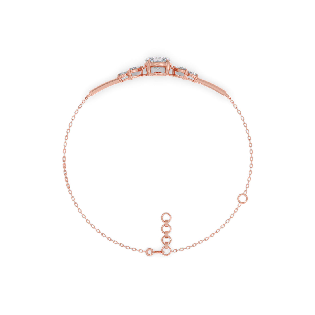 Portuguese Symmetric Chain Bracelet
