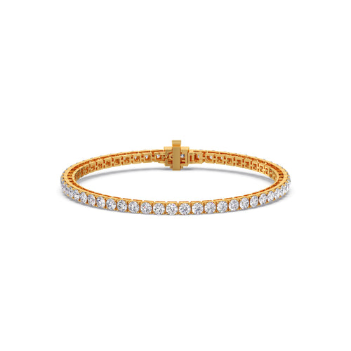 6.05ct Delicate Round Diamond Tennis Bracelet