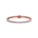 10.92 ct Endless Oval Diamond Tennis Bracelet