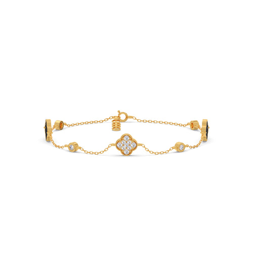 The Lucky Clover Diamond Bracelet