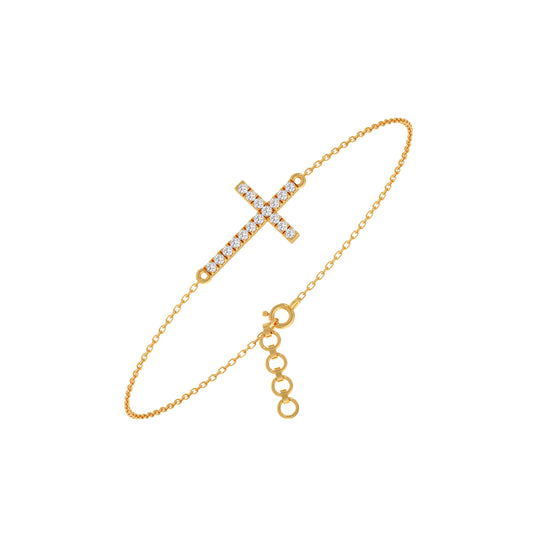 Serenity Cross Chain Bracelet