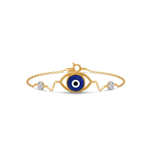 Lumiere Evil-Eye Diamond Chain Bracelet