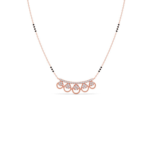 Celestial Cascade Diamond Mangalsutra