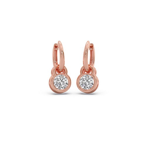 Sparkling Diamond Drop Earrings