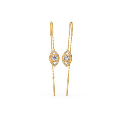 Ethereal Diamond Sui-Dhaga Earrings