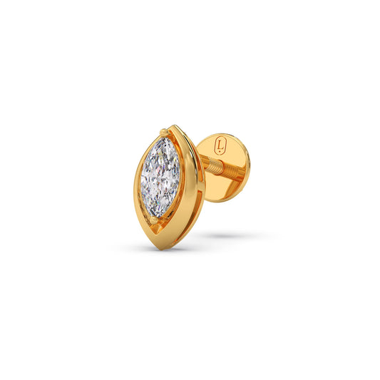 0.47 Ct Marquise Shape Diamond Stud Earrings