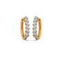 Marquise Hoop Diamond Earrings