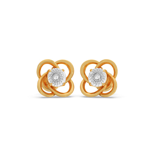 Portuguese Floral Stud Earrings