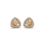 Geo Cluster Round Diamond Stud Earrings