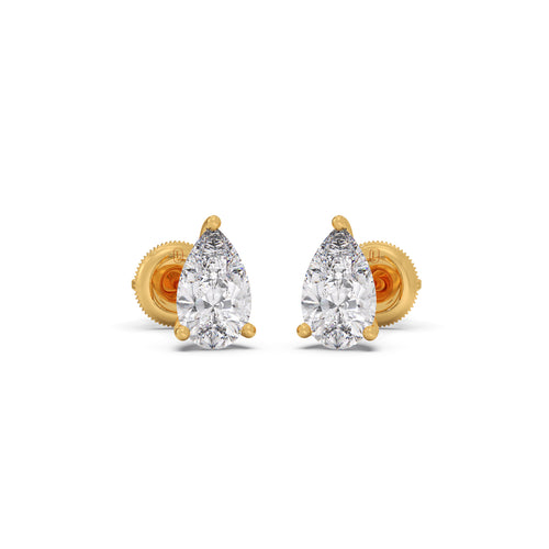 The Classic Pear Drop Solitaire Earrings