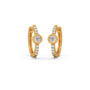 Celestial Spark Diamond Hoops Earrings