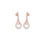 Loop Diamond Dangle Earrings