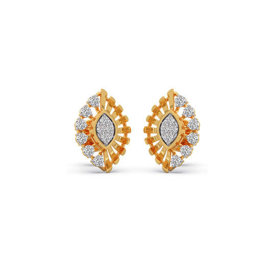 Celeste Vision Stud Earrings - Yellow
