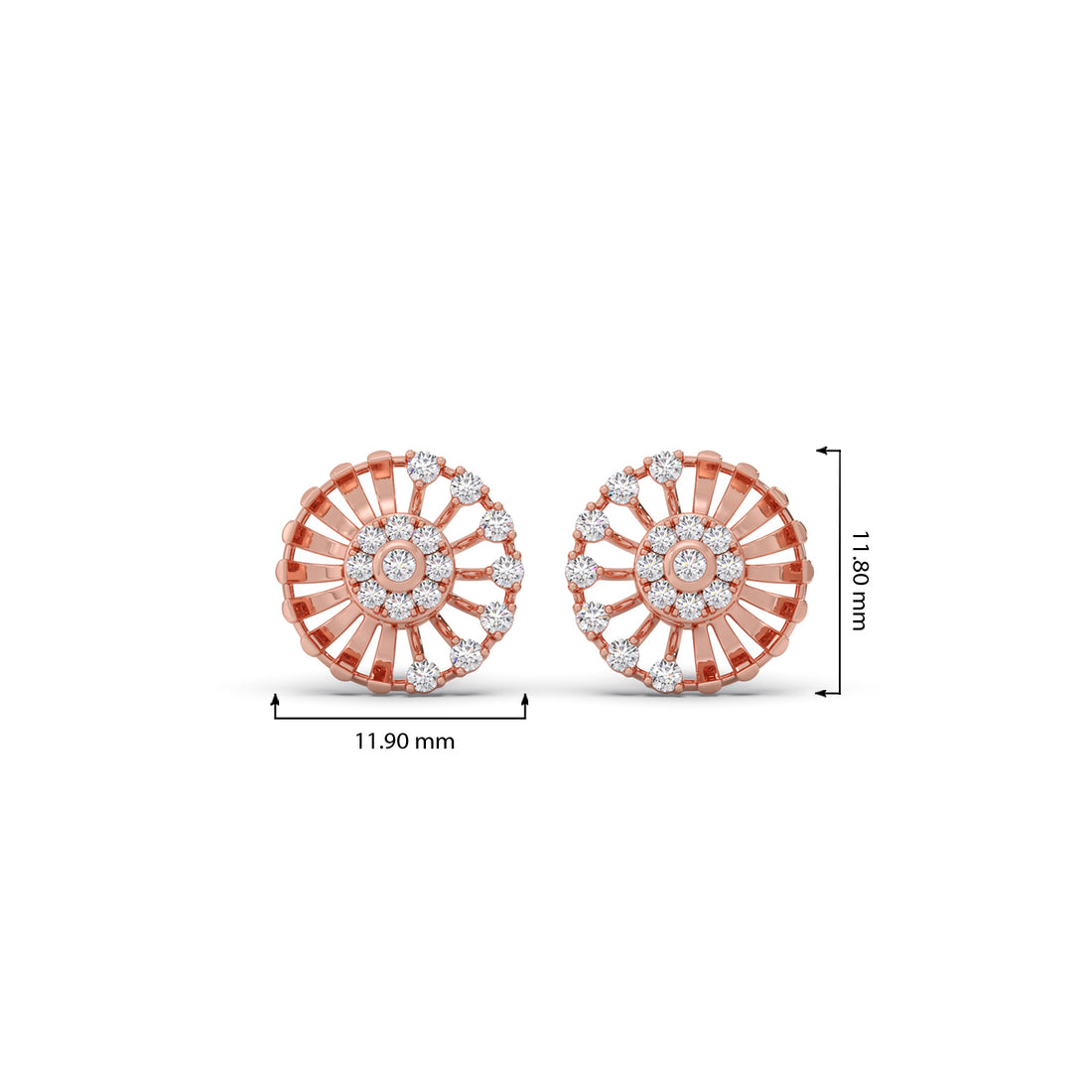 Halora Diamond Stud Earrings