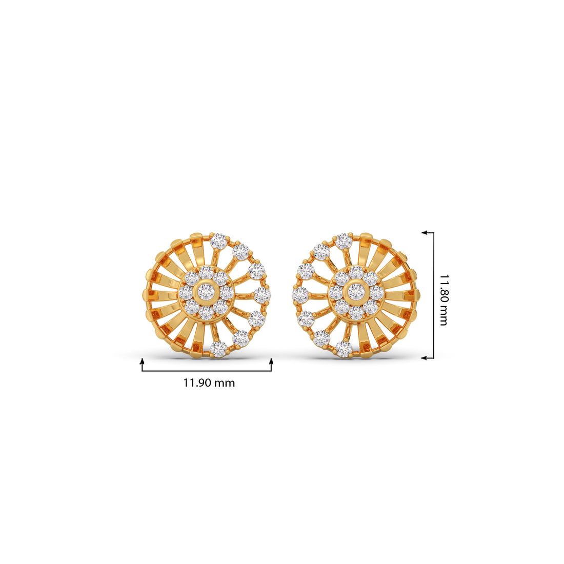 Halora Diamond Stud Earrings