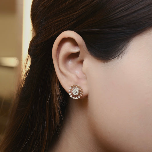 Halora Diamond Stud Earrings - MQ