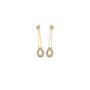 Twinkle Tear Drop Dangling Earrings