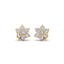The Floret Diamond Stud Earrings