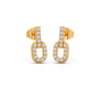 Diamond Dropline Stud Earrings