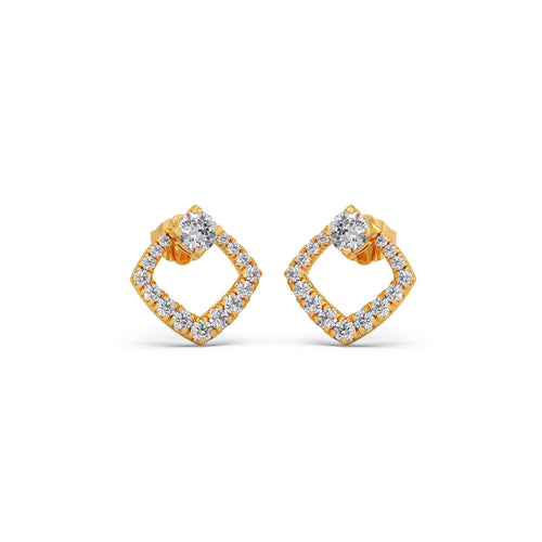 Cushira Diamond Stud Earrings