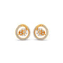 Sunlight Bloom Diamond Stud Earrings