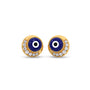 Elevate Round Diamond Evil Eye Stud Earrings