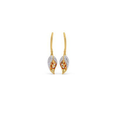 The Calyx Diamond Drop Earrings